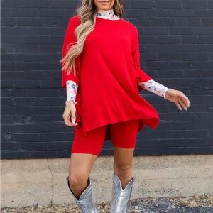 WKND Chasers Dreamer Ribbed Biker set